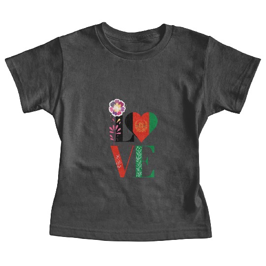 Kabul Store Love Afghanistan Baby Tees