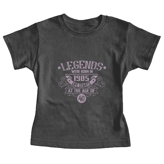 Legends born in 1985 vintage 40th birthday Baby Tees