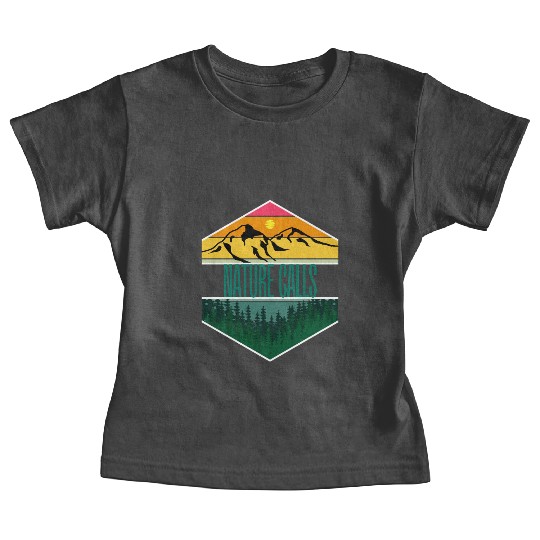 Nature calls adventure Baby Tees