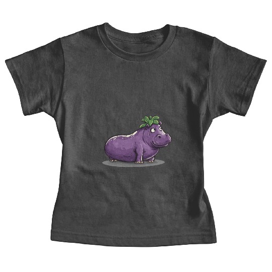 Hip Eggplant Baby Tees