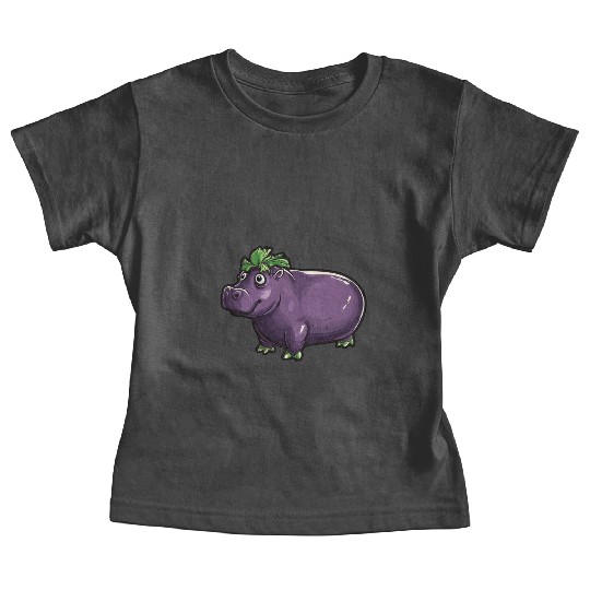 Hip Eggplant Baby Tees