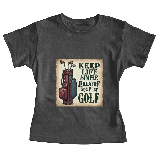 Golf Breath and Play Golf Baby Tees