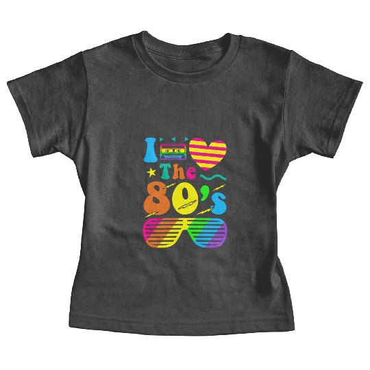 Retro 80s Style design – Perfect for Nostalgia Fa Baby Tees