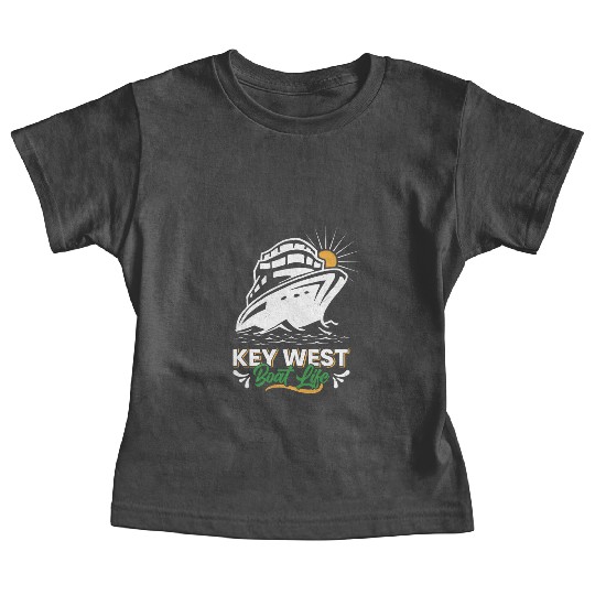 KEY-WEST BOAT LIFE Sailing Florida Keys West Keys Baby Tees
