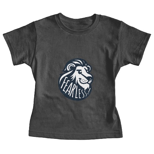 fearless lion Baby Tees