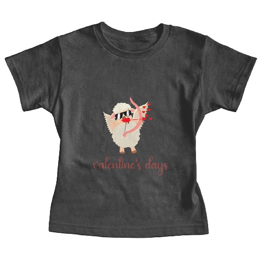 valentine s days llama Baby Tees