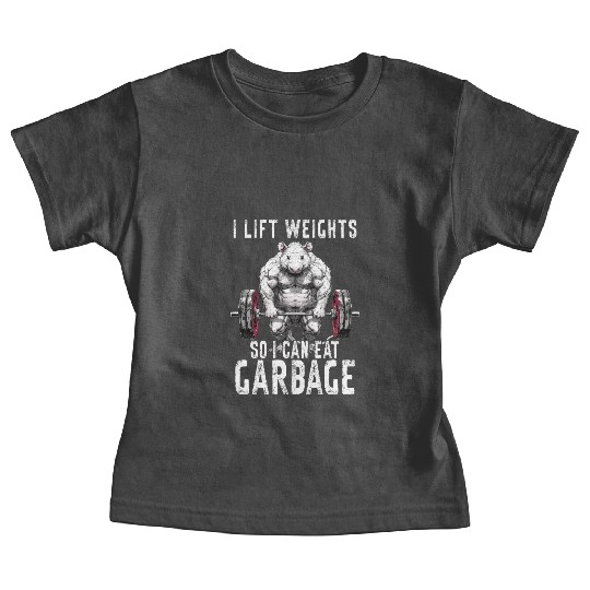 Opossum Workout Weightlifting Gym Gift Baby Tees