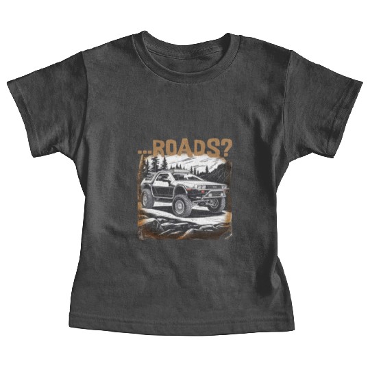 Off-road Delorean Baby Tees