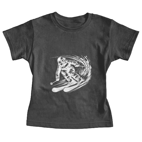 Skiing Competition Rivalry And Sporting Spirit Baby Tees