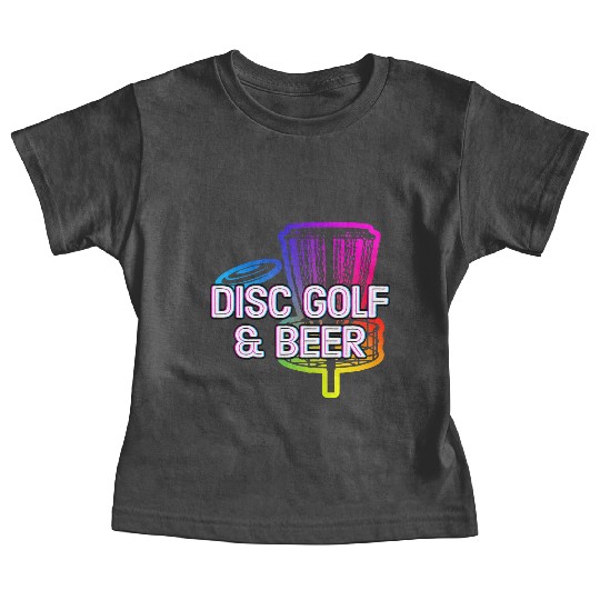 Disc Golf and Beer Drinking Outdoor Game Drinker Baby Tees