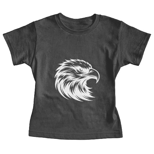 Elegant Bird Of Prey As A Powerful Animal Graphic Baby Tees