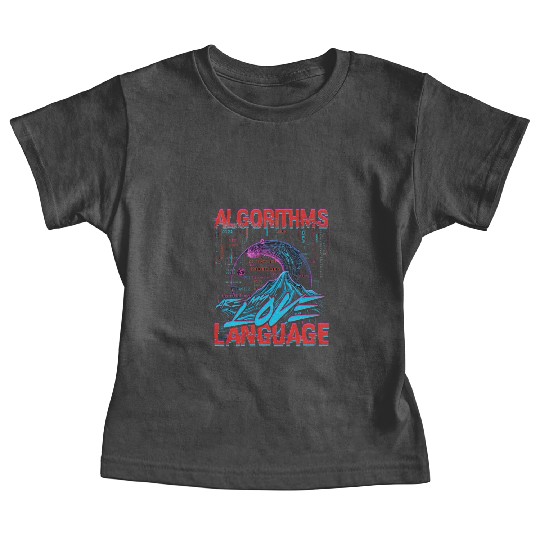 Computer Linguist Algorithms Are My Love Language Baby Tees