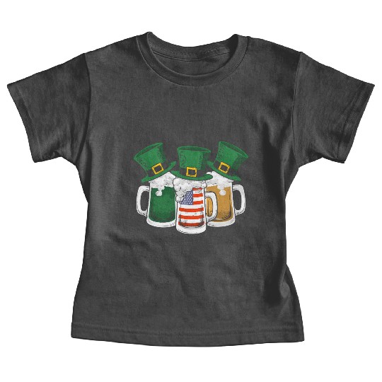 Irish Beer Ireland St Patricks Day Drinking Party Baby Tees
