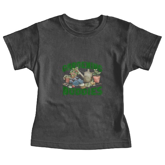 Plant Lover Gardening Besties Baby Tees