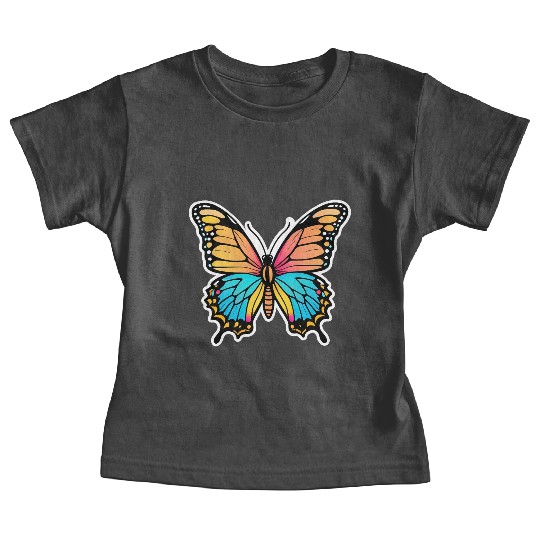 Colorful beautiful Butterfly Baby Tees