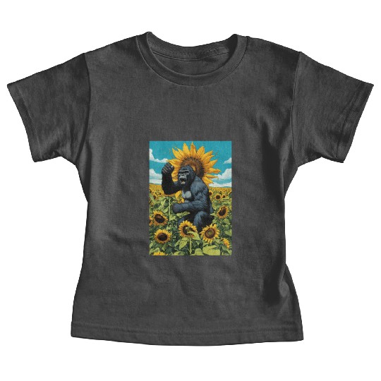 Wild gorilla spirit. Baby Tees