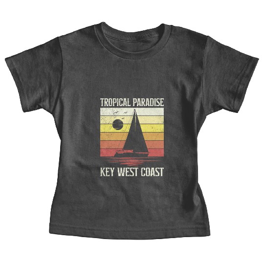 Florida TROPICAL PARADISE KEY-WEST COAST Baby Tees