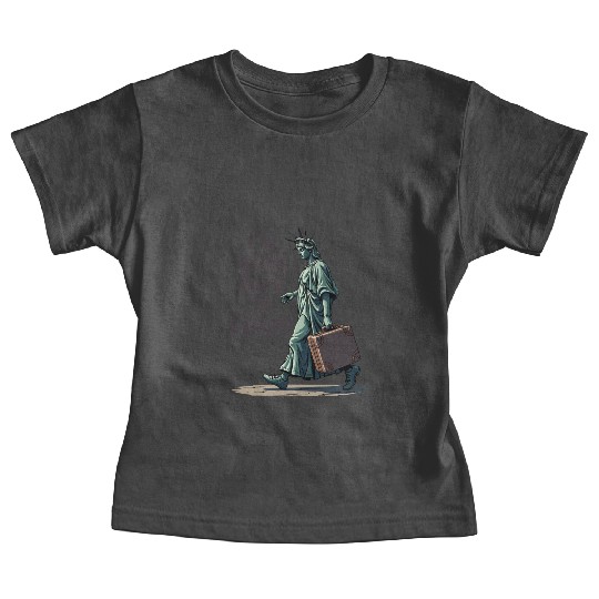 Funny Statue of Liberty USA America Sarcasm Baby Tees