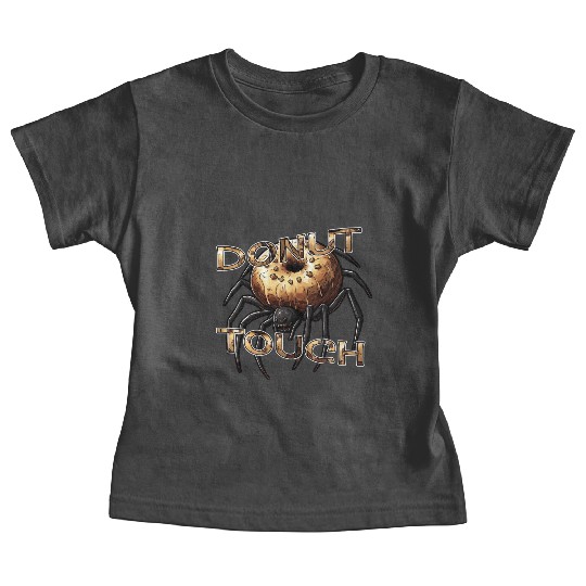 Donut Spider Funny Pun Baby Tees