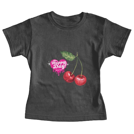 Happy Cherry Day Baby Tees