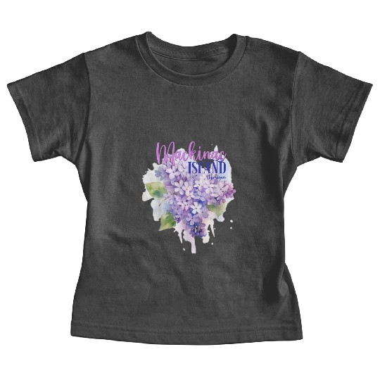 Mackinac Island Michigan Lilacs Lilac Festival Sta Baby Tees