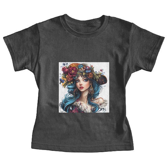Floral Bohemian Beauty Baby Tees
