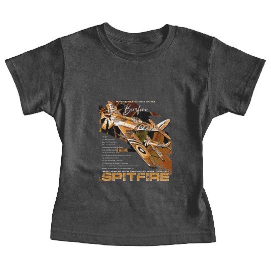 Spitfire Legend: WWII Icon in Flight Baby Tees