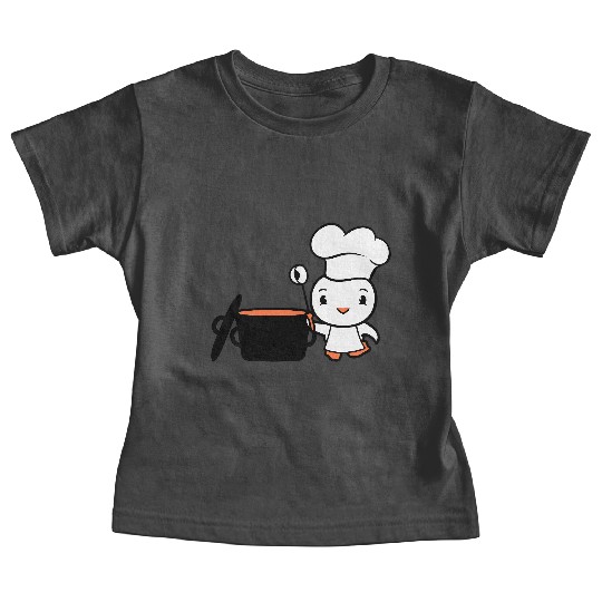 Bird Chef Cooking Pot Duck Delicious Hunger Food Baby Tees