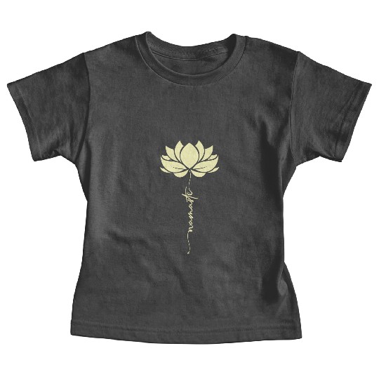 Namaste, Flower Yoga Baby Tees, Meditation