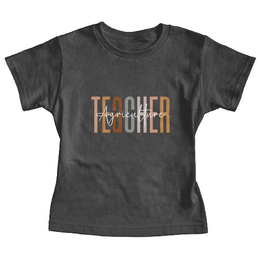 agriculture Teacher Squad Funny Teacher Crew Baby Tees
