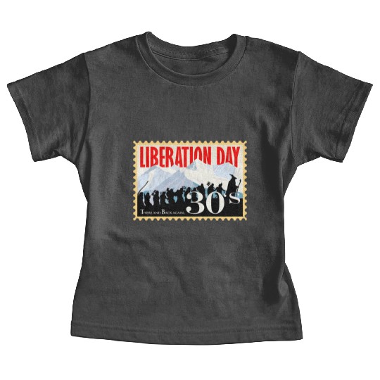 Liberation Day, There & Back Again 1930's Baby Tees