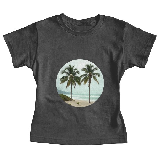 Baby Tees With Tropical Serenity
