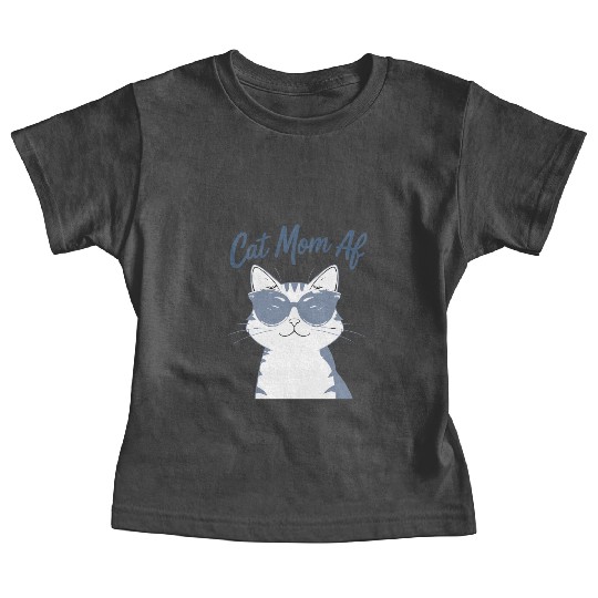 Funny Cat Mom Club Sunglasses Baby Tees