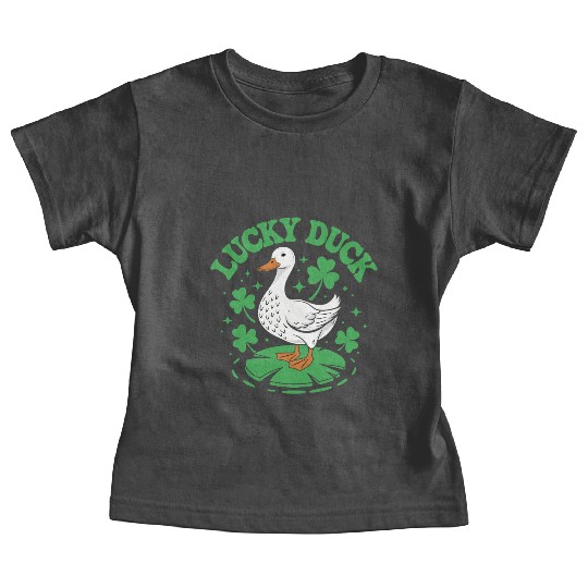 Lucky Duck Clovers Baby Tees