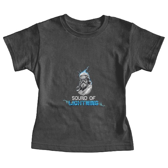 "Lightning God Zeus Baby Tees – Epic Mythology