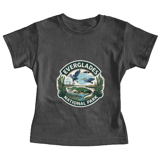 Everglades National Park Florida USA Logo Baby Tees