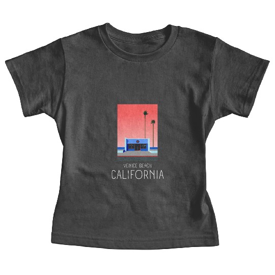 Retro Venice Beach California Baby Tees