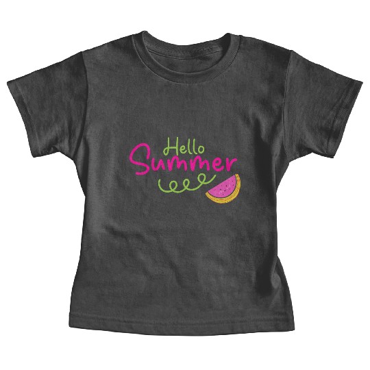 Hello Summer Cute Watermelon Baby Tees