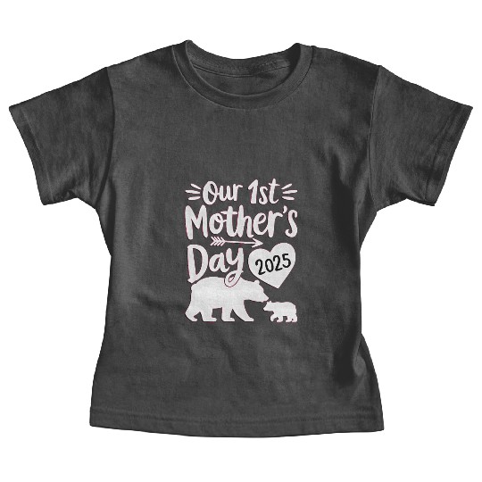 Our 1st Mother's Day 2025 – Bear Mom and Cub SVG Baby Tees