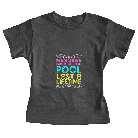 Pool Party Squad Summer Swimming Baby Tees