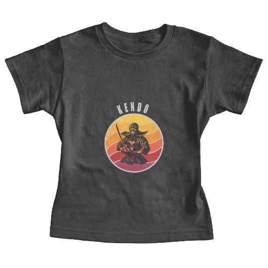 Retro Kendo Samurai Style Baby Tees