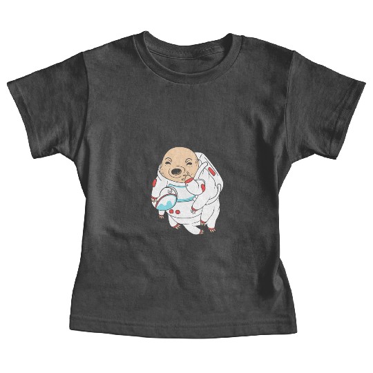 Water Bear Lover Tardigrade Astronaut Baby Tees