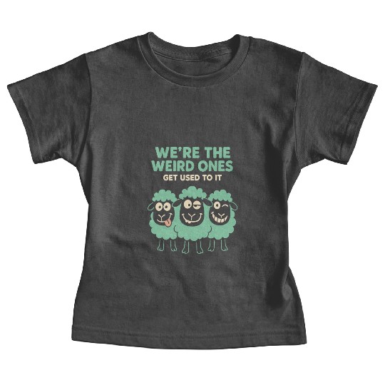 Funny Black Sheep Cousin Quirky Family Outcast Baby Tees