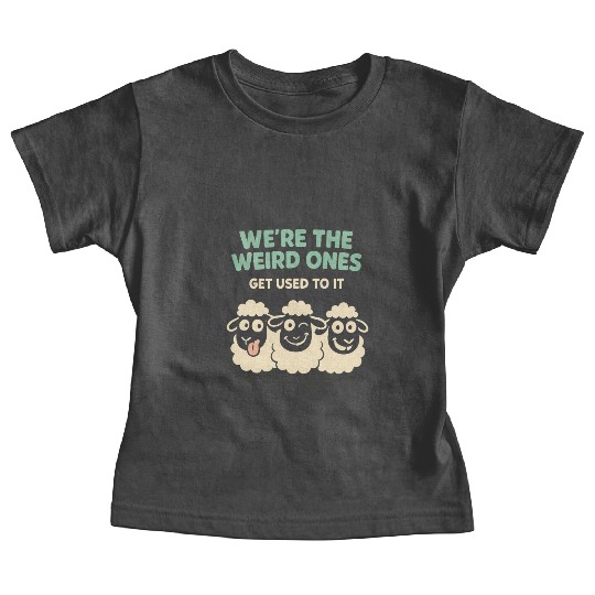 Funny Black Sheep Cousin Quirky Family Outcast Baby Tees