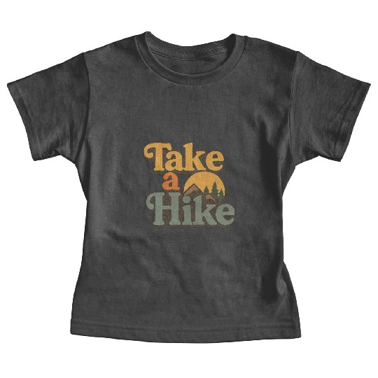 Take A Hike Retro Mountain Baby Tees