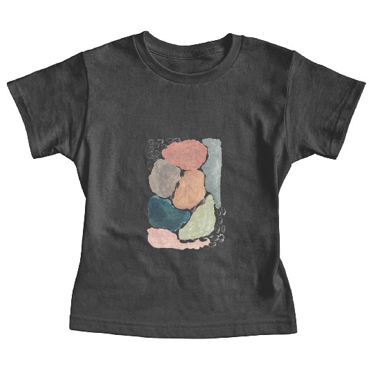Abstract pastel watercolour painting pattern Baby Tees