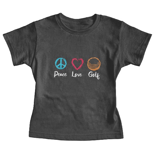 Peace Love Golf Baby Tees
