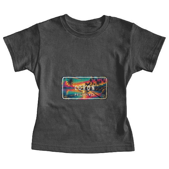 Coron - Tropical Retro Baby Tees