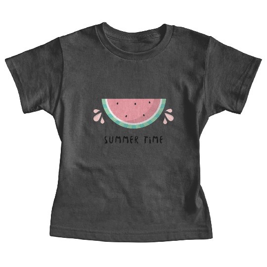 watermelon Summer Vibes Kids Baby Tees Design