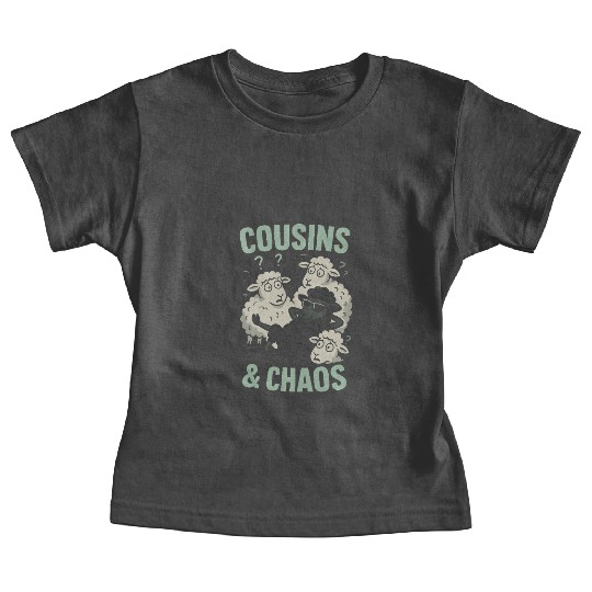 Funny Black Sheep Cousin Quirky Family Outcast Baby Tees